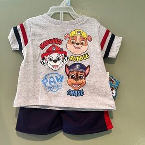 Paw Patrol 2 Piece Summer Outfit